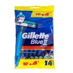 تیغ ژیلت بلو ۲ پلاس Gillette Blue Plus تعداد ۱۴ عدد ساخت کلمبیا