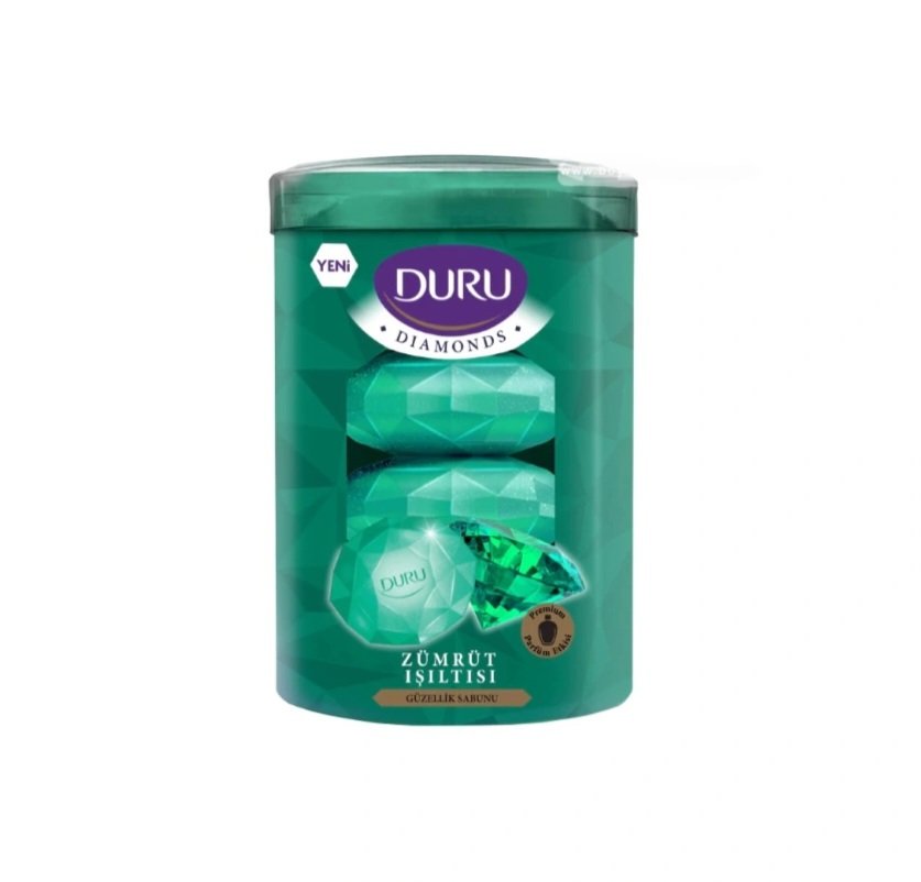 صابون دورو DURU مناسب حمام رایحه خنک و استوایی بسته 4 عددی