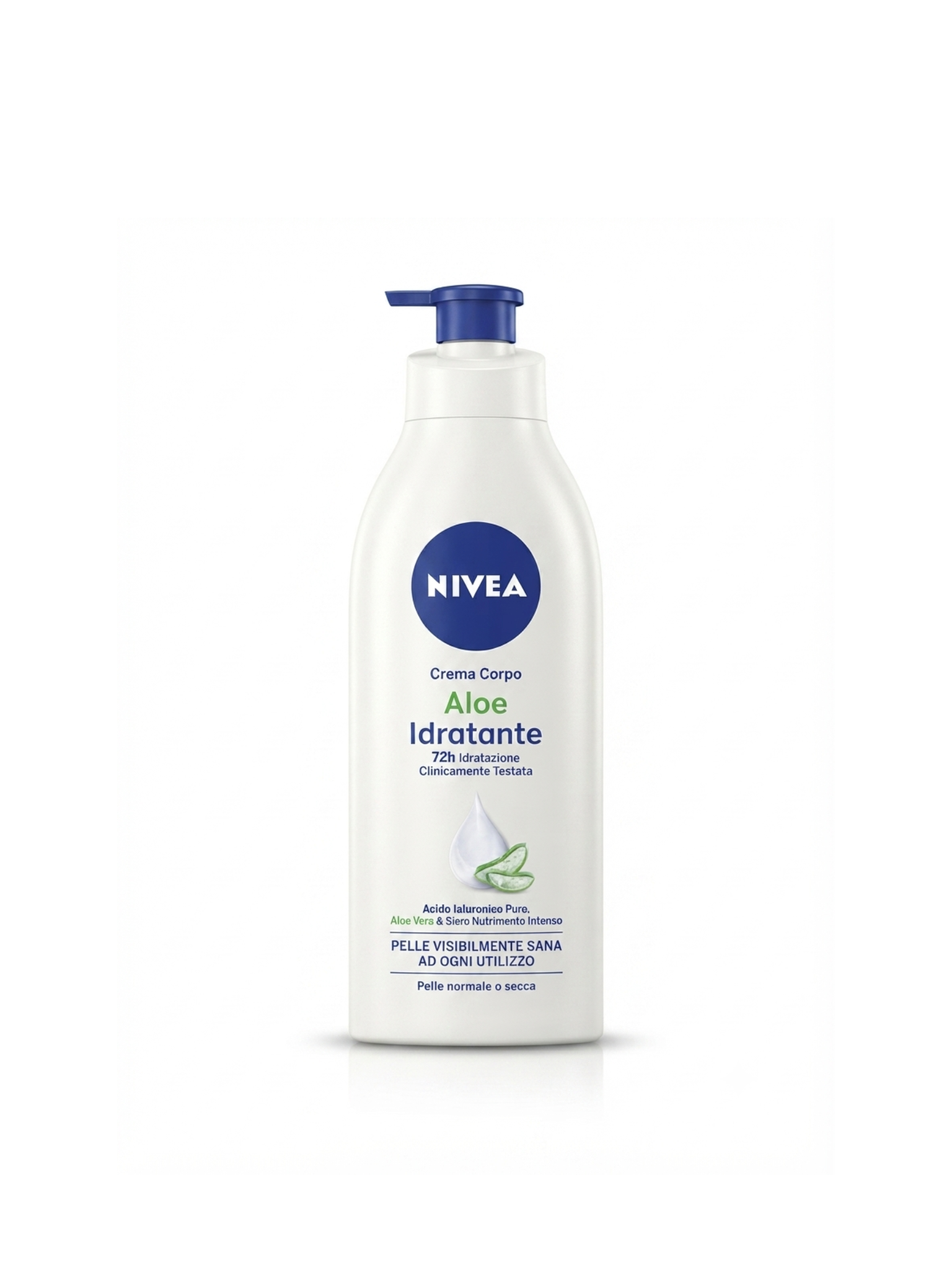 لوسیون بدن نیوا (Nivea) مدل Aloe Idratante آبرسان 72 ساعته | 400 میل
