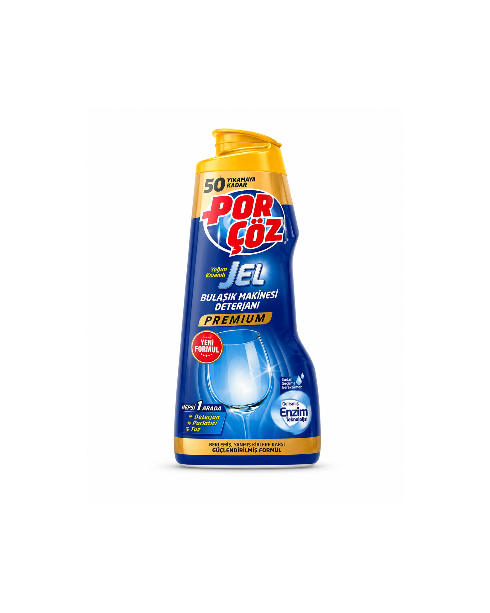ژل ماشین ظرفشویی پورچوز Porçöz Premium مناسب تا 50 شستشو (ترکیه)